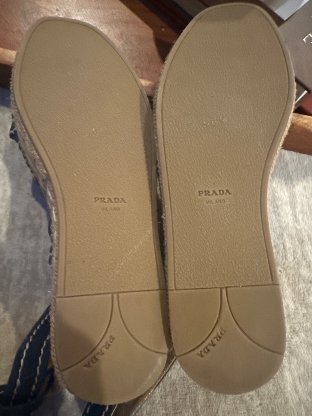 Prada crisscross suede espadrille - Picture 3 of 3